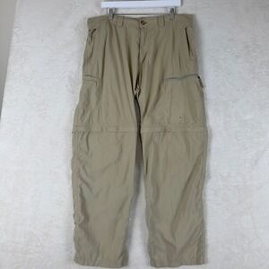 ExOfficio Mens Convertible Zip Off Pants Insect Shield Hiking Camping Travel 38